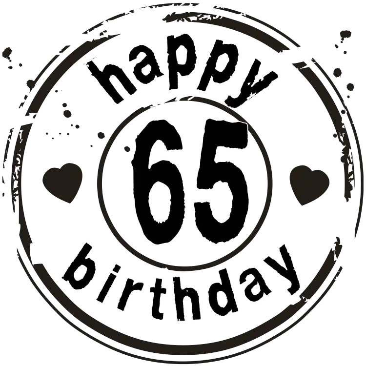 65 jaar op een reuze ballon 65 jaar op een reuze ballon