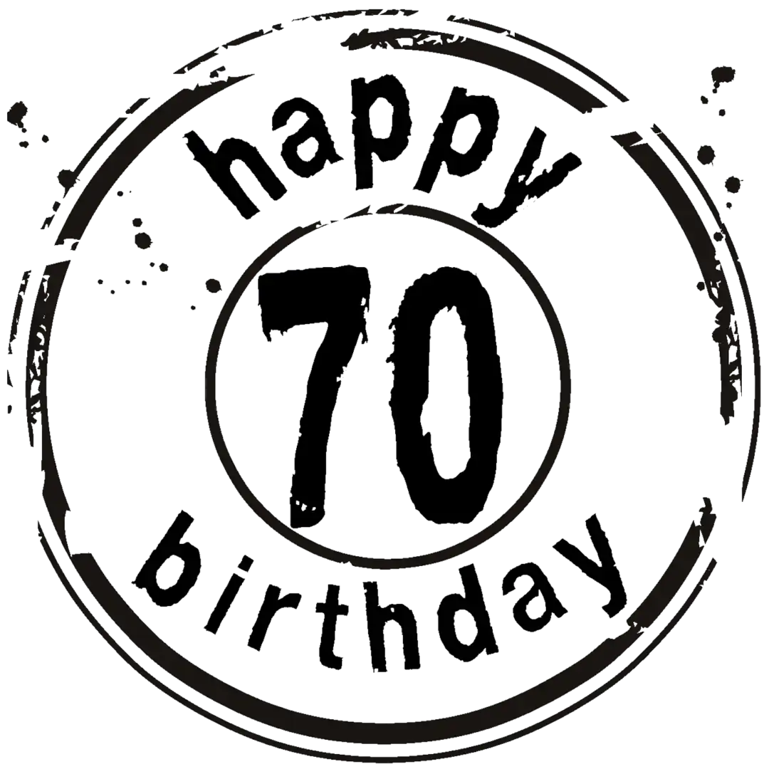 70 jaar op een reuze ballon