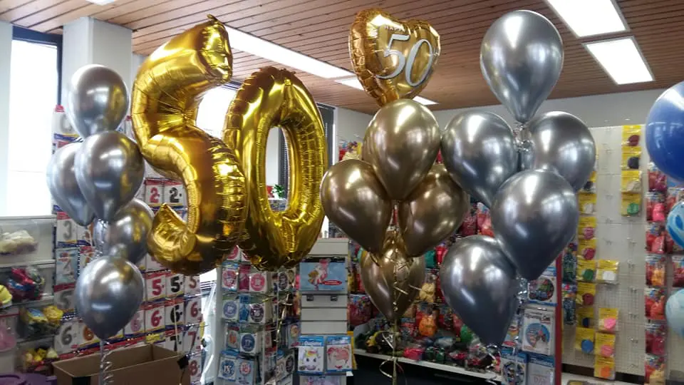 Folie cijfer ballonnen