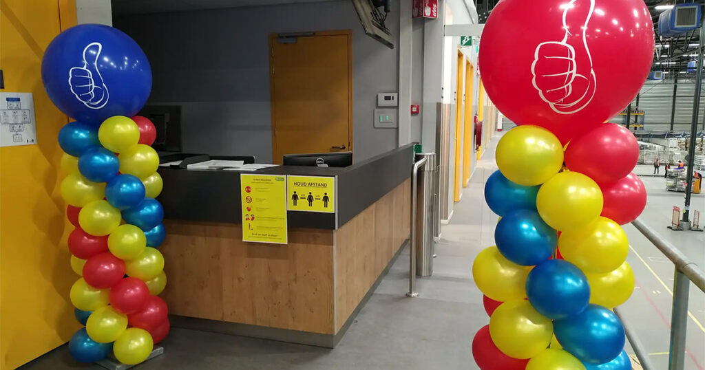 Gepersonaliseerde ballonpilaren